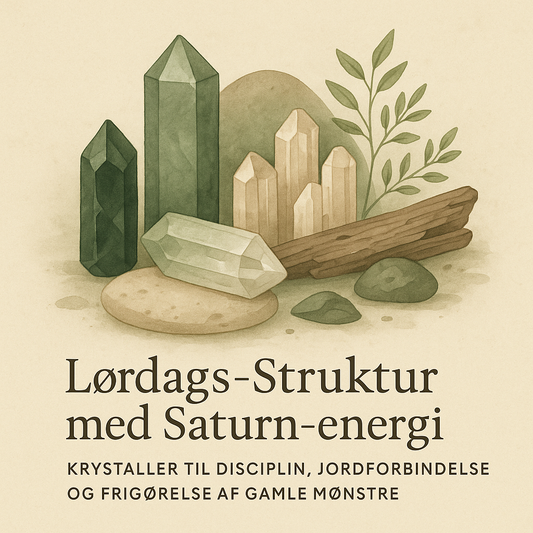 Lørdags-Struktur med Saturn-energi: Krystaller til Disciplin, Jordforbindelse og Frigørelse af Gamle Mønstre