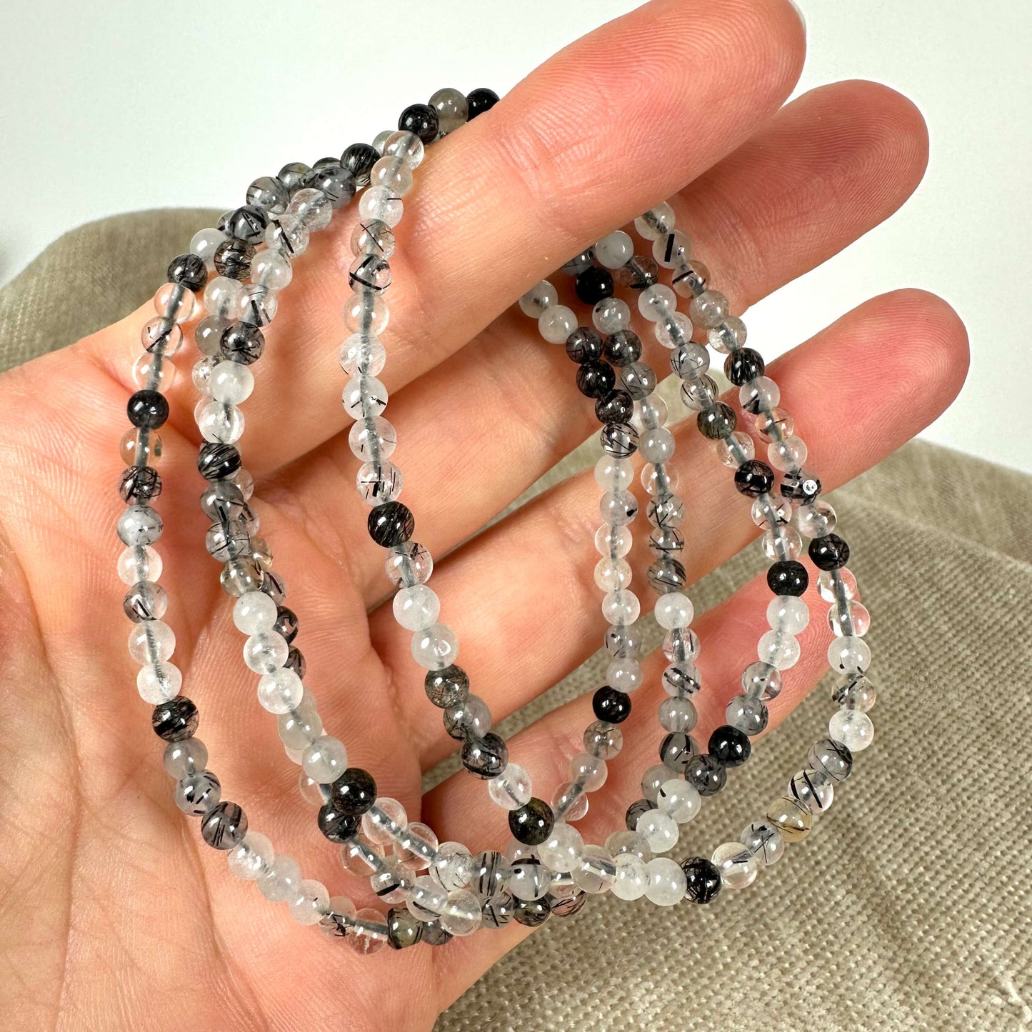 Turmalinkvarts armbånd