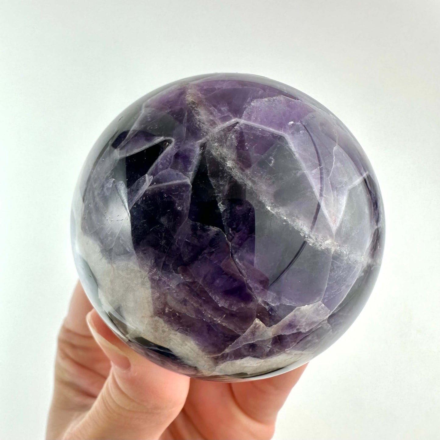 Chevron Ametyst kugle