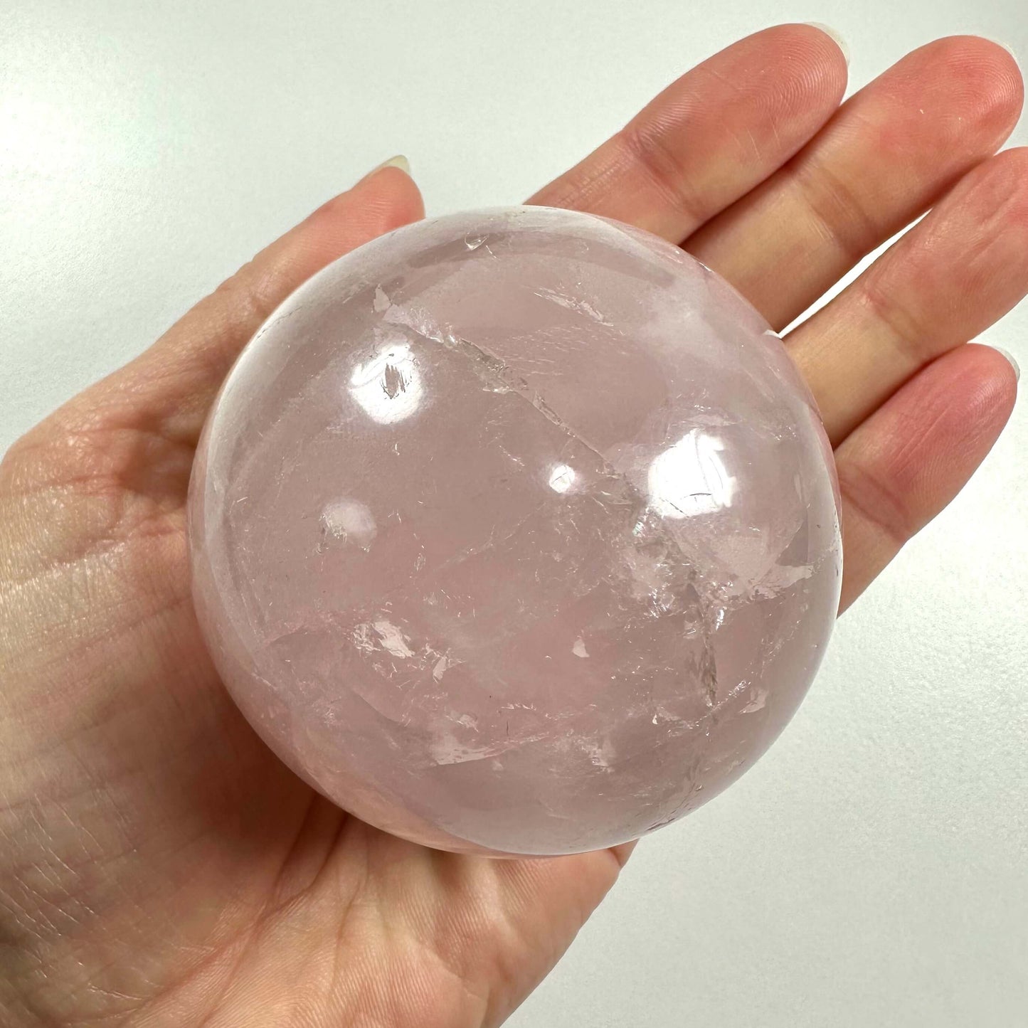 Rosenkvarts kugle nr 4
