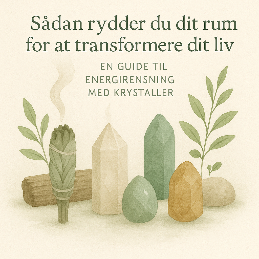Sådan rydder du dit rum for at transformere dit liv: En guide til energirensning med krystaller