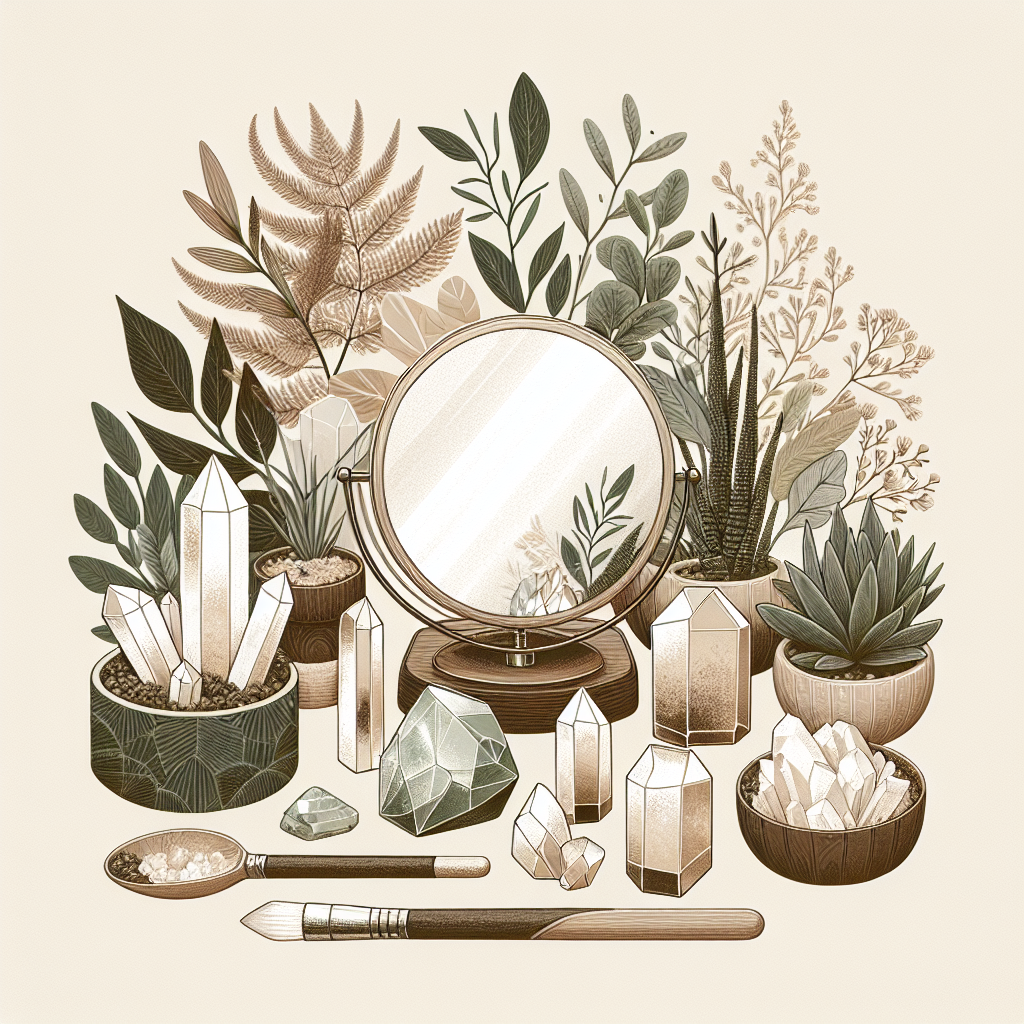 Krystaller og spejlarbejde: Se dit sande selv - En guide til at bruge krystaller sammen med spejlteknikker for dybere selvaccept og -kærlighed