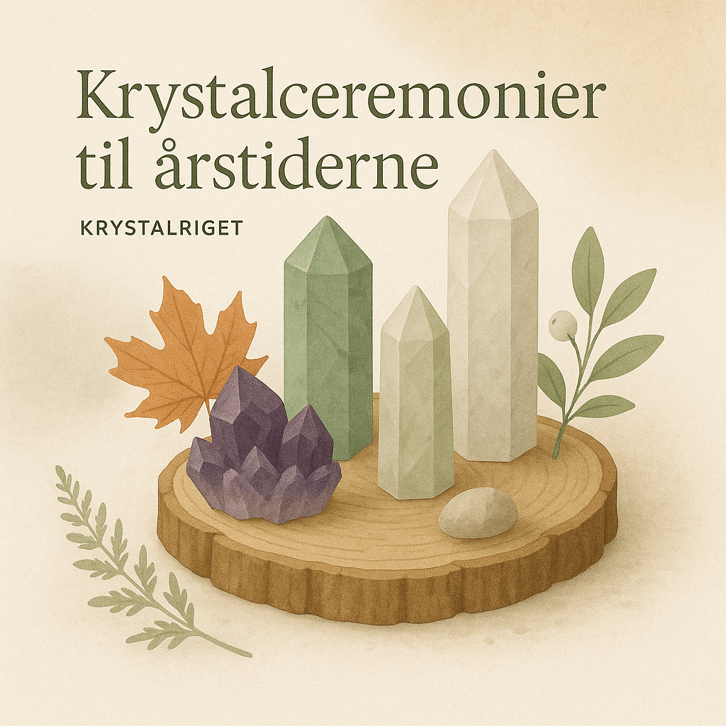 Krystaller for de fire årstider: Harmoniser dig med naturens cyklus - Sæsonbestemte krystaller og hvordan deres energi ændrer sig med årstiderne.