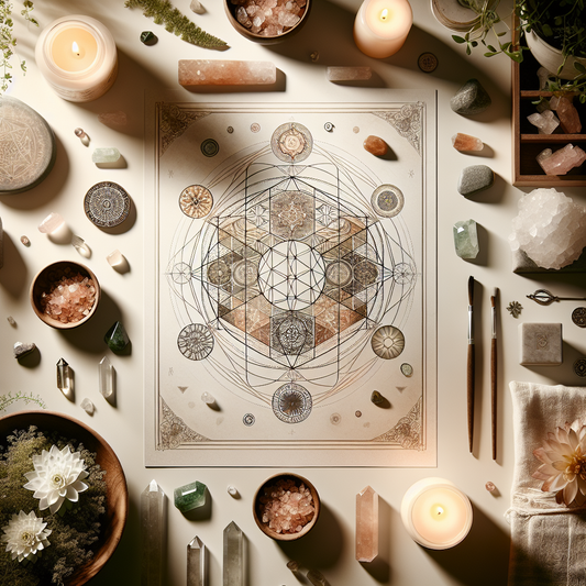 Krystalgitter: Geometriens kraft i krystalhealing - En dybdegående guide til at skabe og aktivere krystalgitter for forskellige formål.