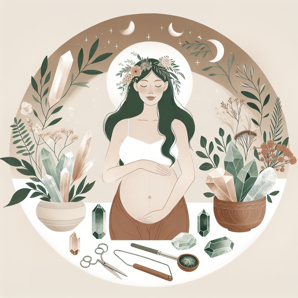 Den gravides krystalguide: Støtte gennem alle trimestre - Sikre og effektive krystaller for gravide kvinder, med fokus på forskellige behov i hver fase af graviditeten.