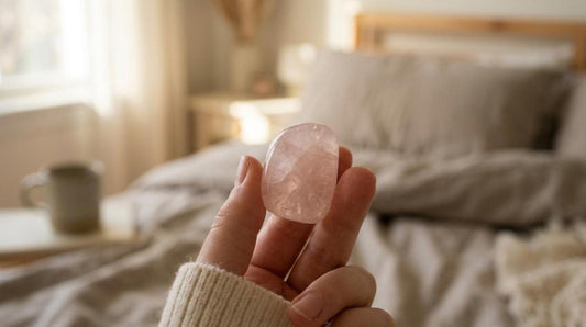 Krystaller til selvkærlighed: ritualer der føles trygge og jordnære