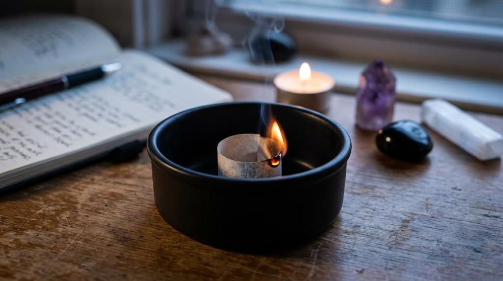 Måne-ritual derhjemme: enkel guide til nymåne og fuldmåne (med krystaller og journal)