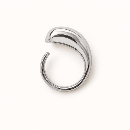 Drop fingerring i rustfrit stål