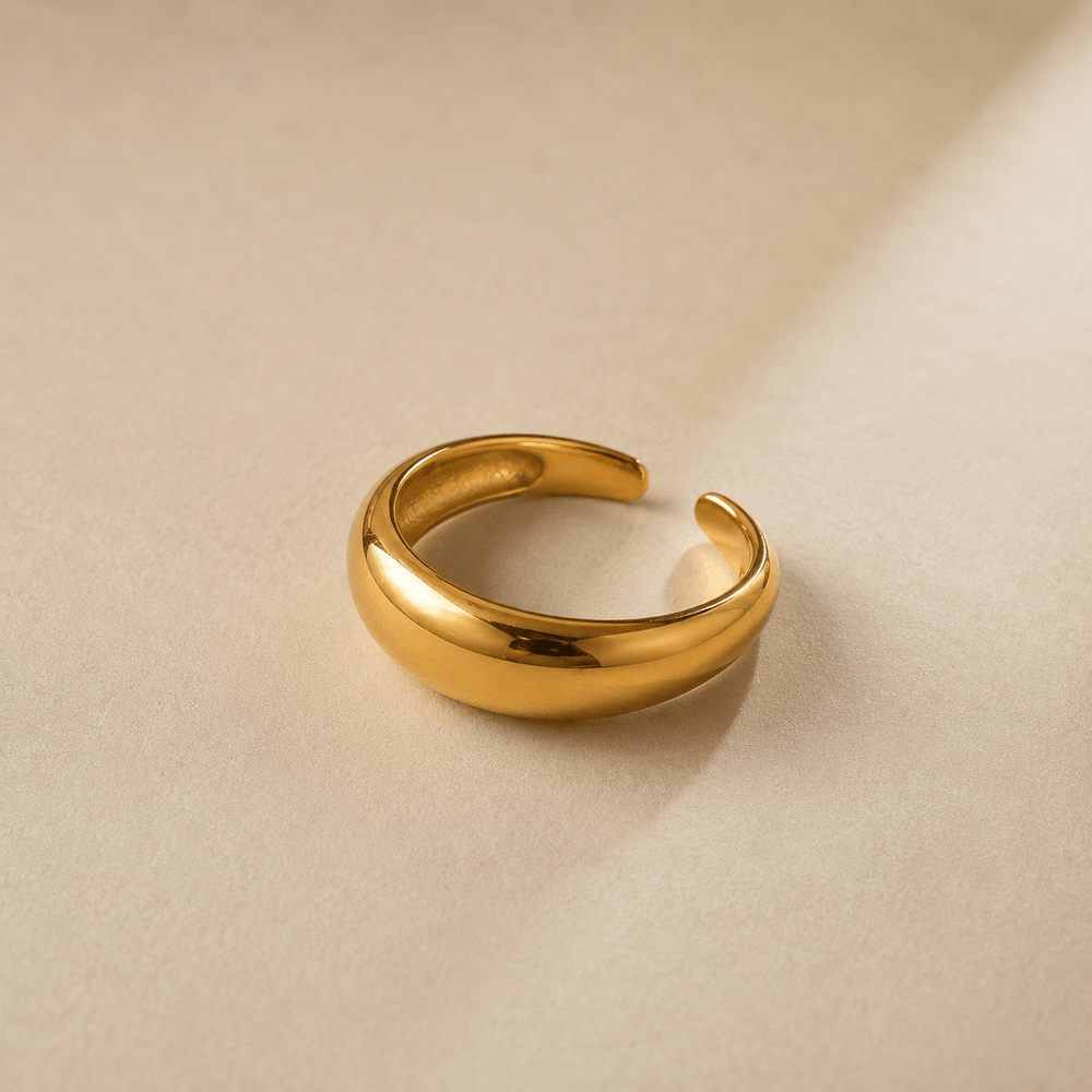 Solara fingerring, gylden