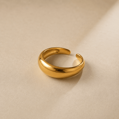 Solara fingerring  - gylden