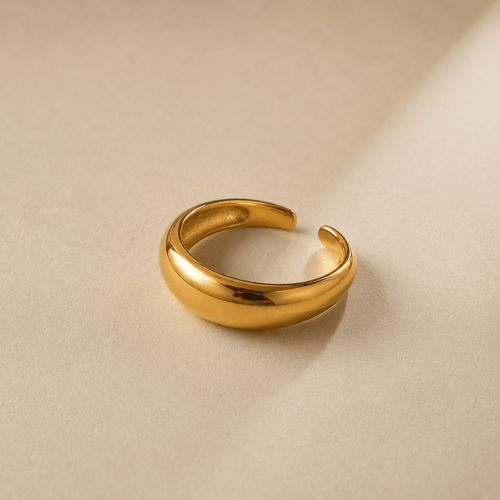 Solara fingerring  - gylden