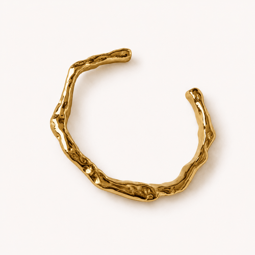 Nordlys armring - gylden