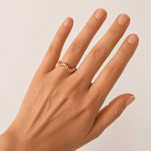 Sira fingerring - gylden