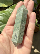 Dobbelt termineret spids i Mos Agat