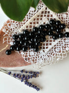 Sort Agat mini kugler