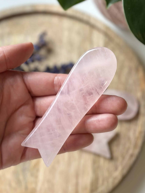Gua Sha i Rosenkvarts