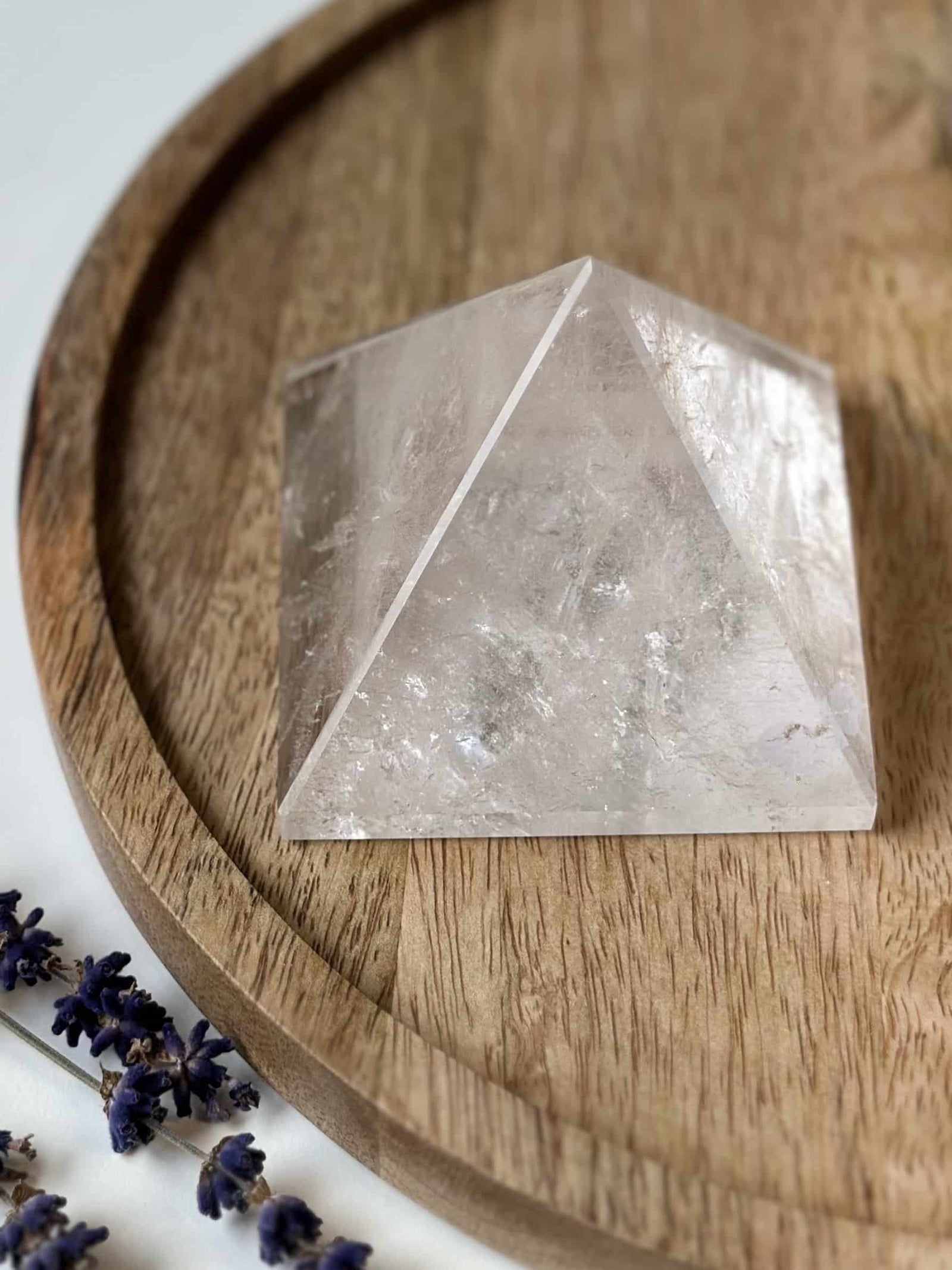 Bjergkrystal pyramide