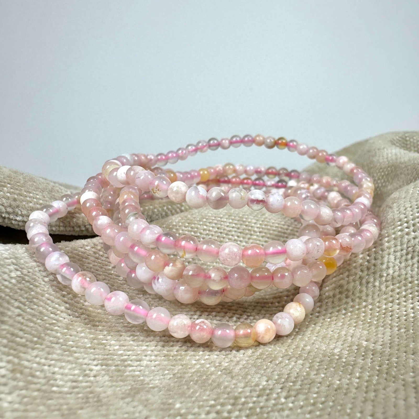 Blomster Agat armbånd