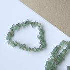 Grøn Aventurin chips armbånd