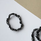 Obsidian Snefnug armbånd