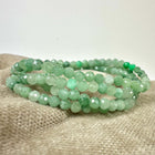Burma jade facetslebet armbånd