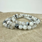 Regnbue månesten armbånd