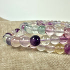 Regnbue fluorit armbånd