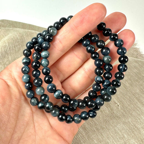 Falkeøje armbånd 6mm