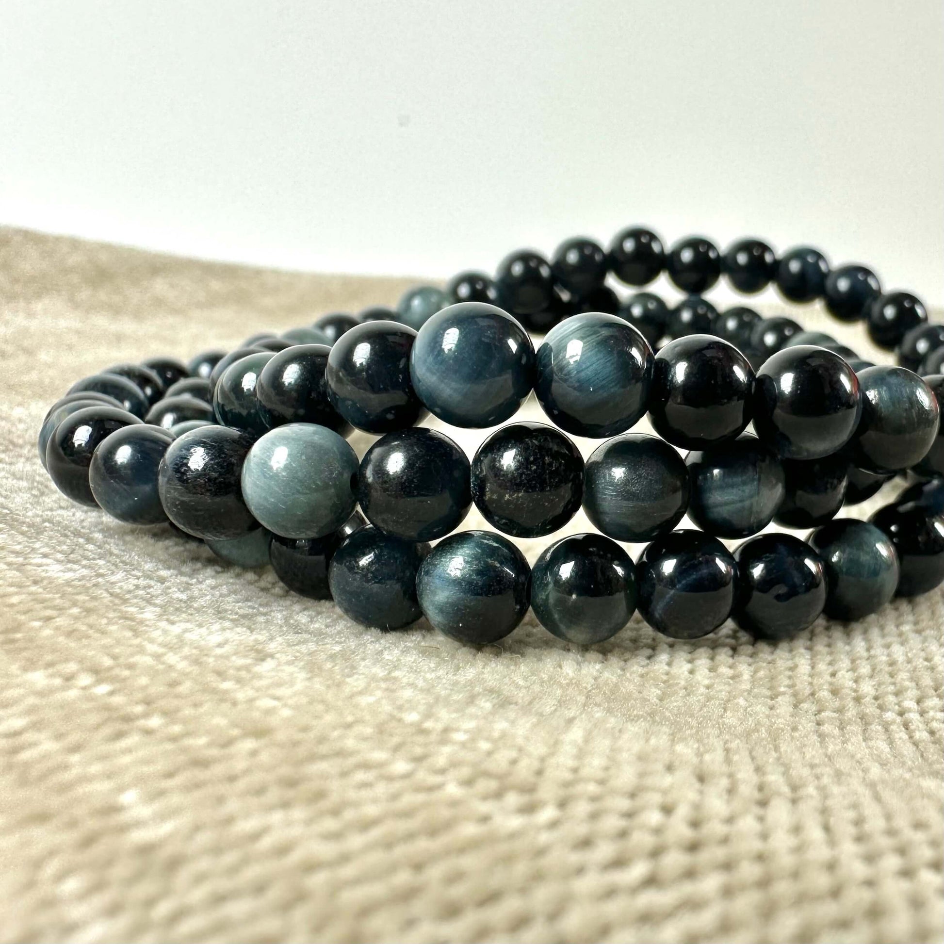 Falkeøje armbånd 6mm