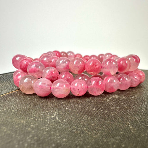 Sakura rhodonit 8mm armbånd