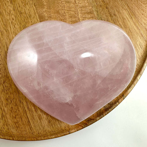Rosenkvarts hjerte XL