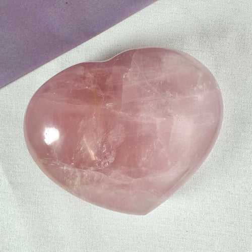 Rosenkvarts hjerte XL Nr 2