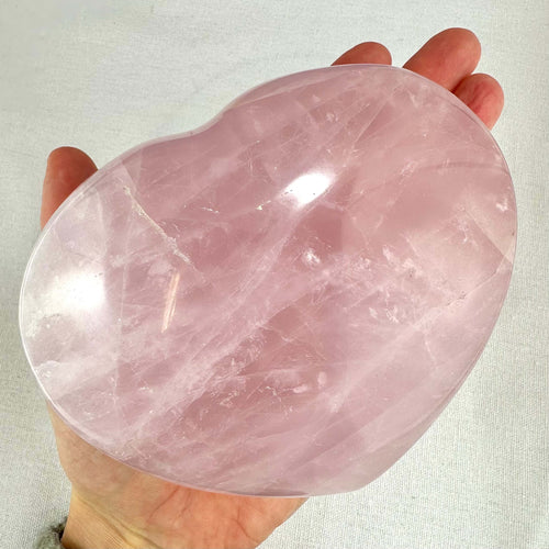 Rosenkvarts hjerte XL Nr 2