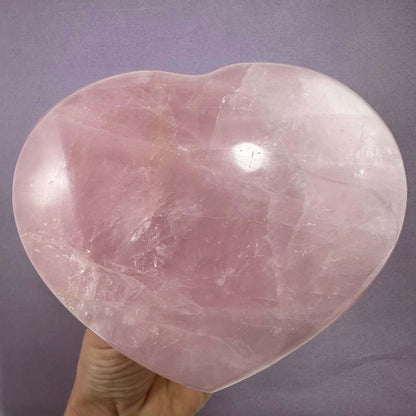 Rosenkvarts hjerte XL Nr 2