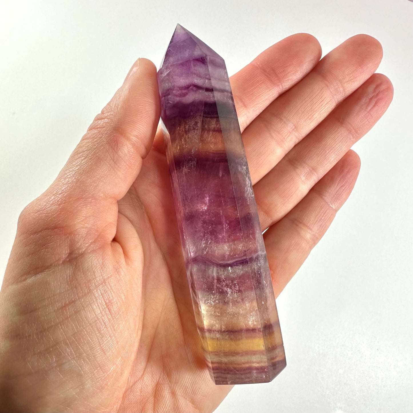 Regnbue Fluorit tårn Nr 2