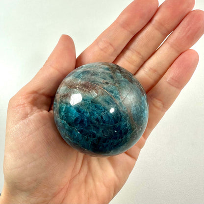 Blå Apatit kugle