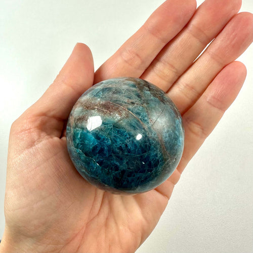Blå Apatit kugle