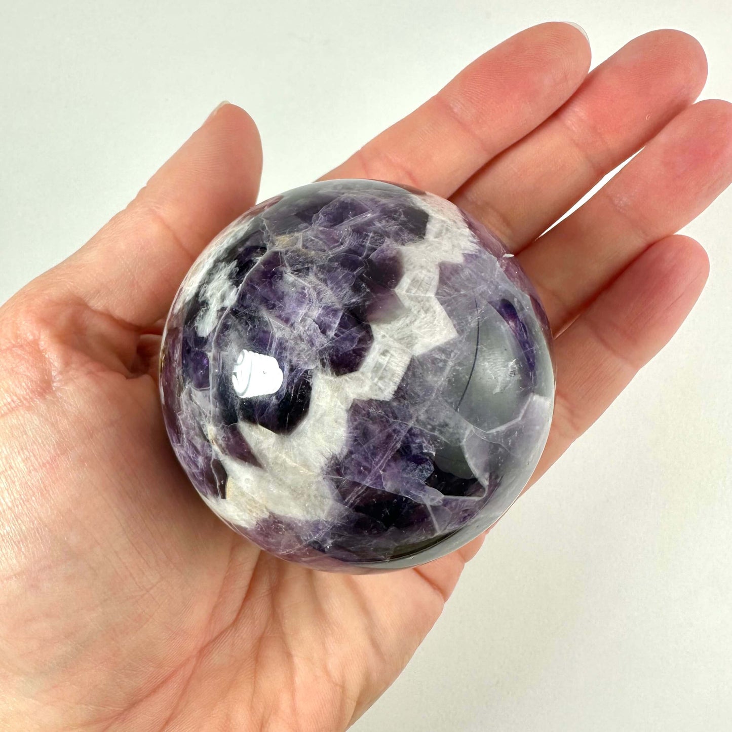 Chevron Ametyst kugle