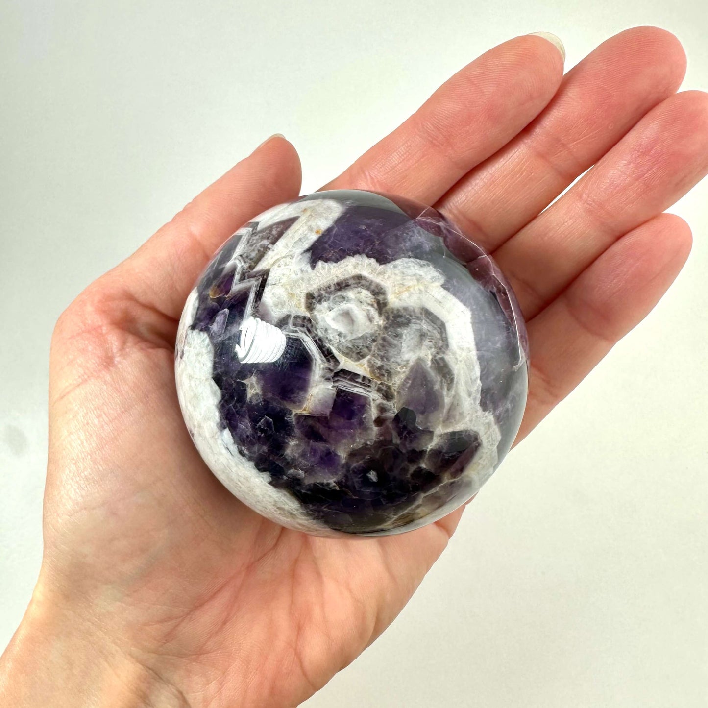 Chevron Ametyst kugle