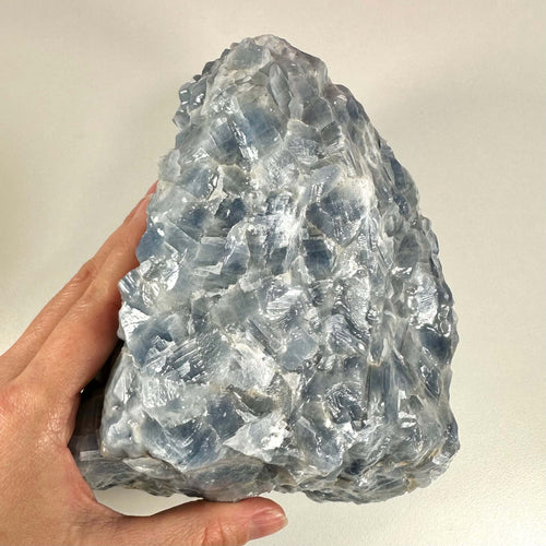 Rå blå Calcit nr 1