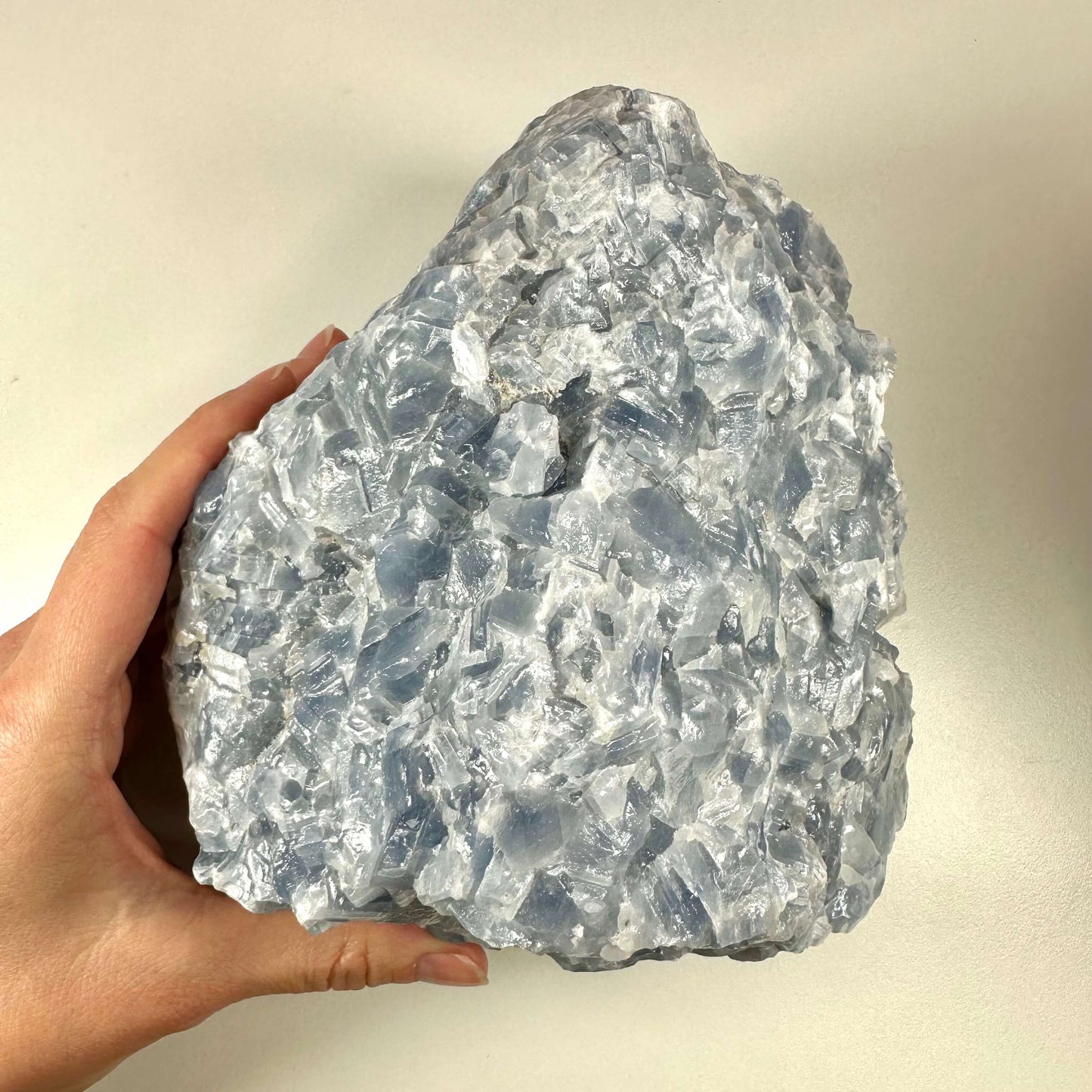 Rå blå Calcit nr 3