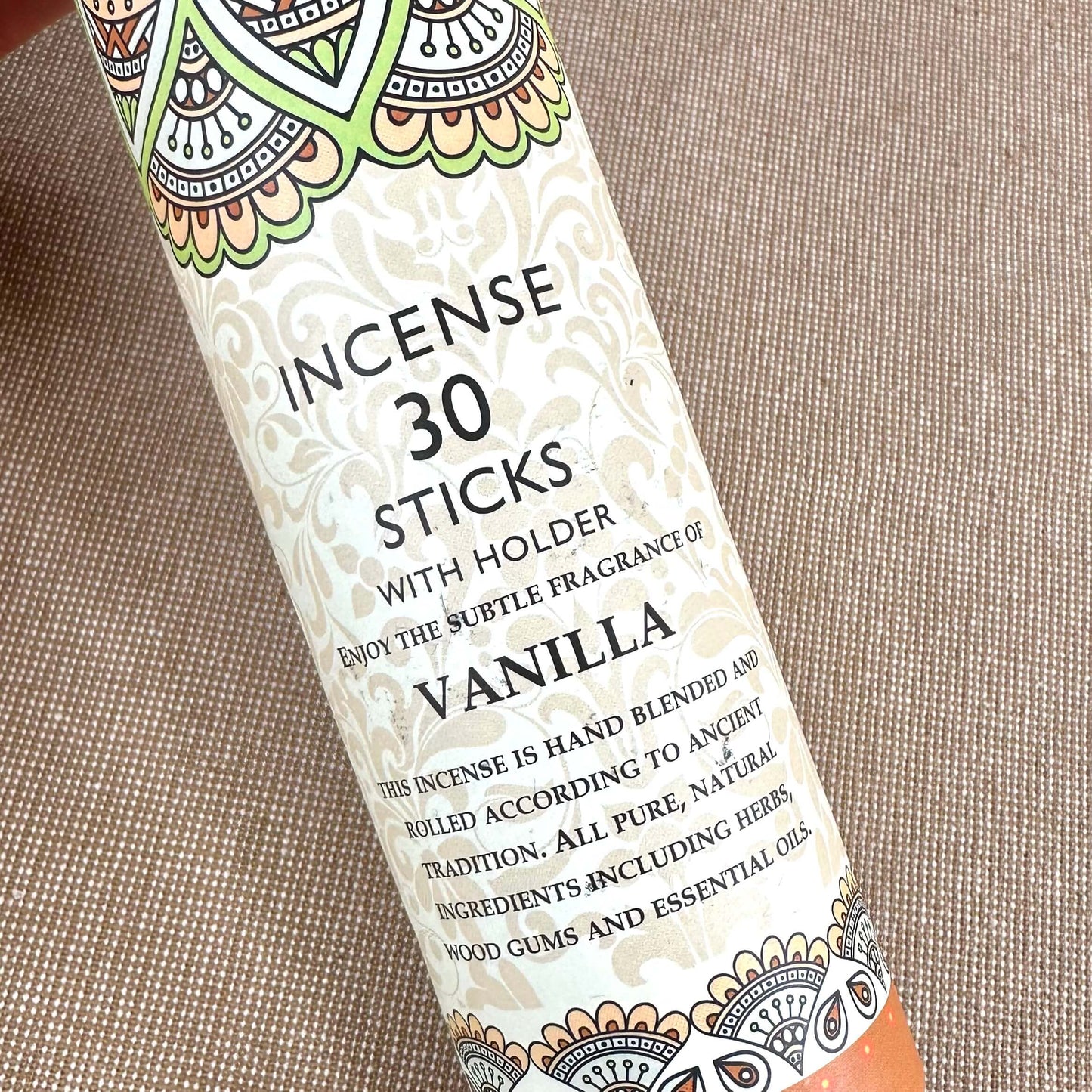 Mandala røgelsespinde, vanilla