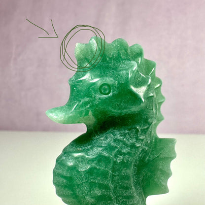 Grøn Aventurin søhest