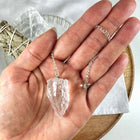 Bjergkrystal pendul, rå