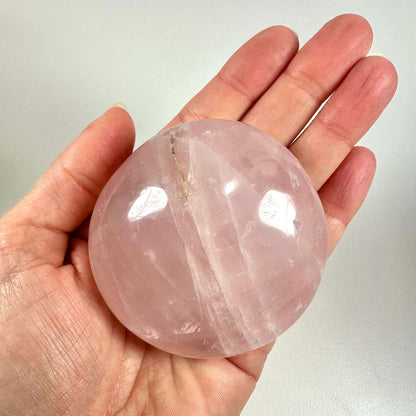 Rosenkvarts palmstone