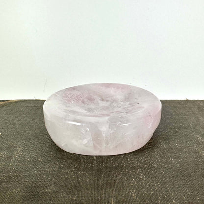 Rosenkvarts skål