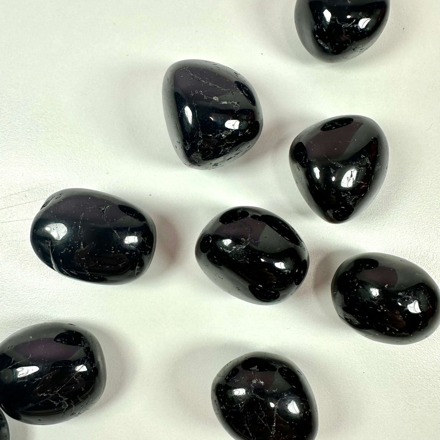 Sort Turmalin lommesten