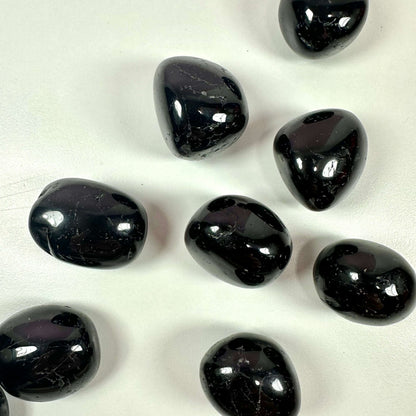 Sort Turmalin lommesten