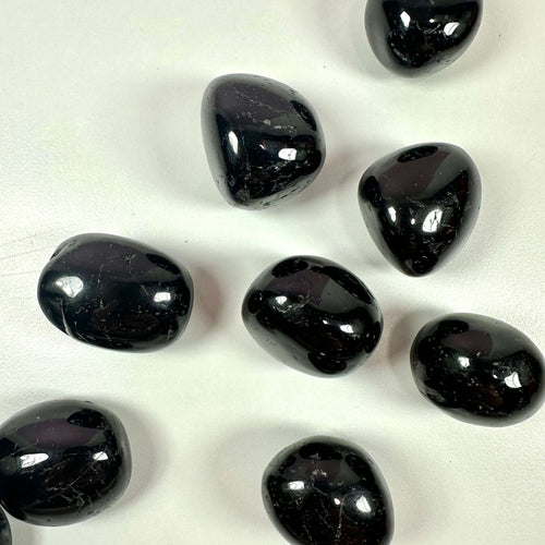 Sort Turmalin lommesten