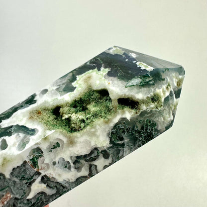 Dobbelt termineret Mos Agat